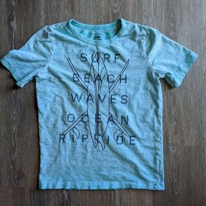 Teal beach shirt